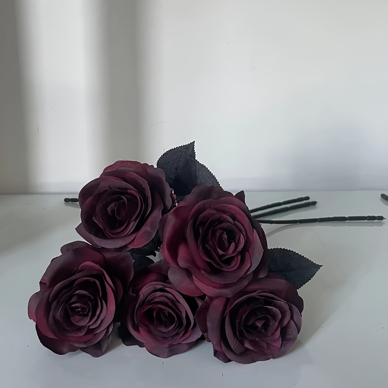 Gothic Black Rose Artificial Flowers Simulation Flowers Valentine Gift