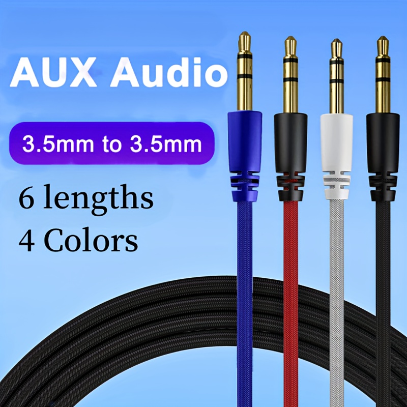 AUX Kabel 3,5mm auf Klinken Stecker für Auto