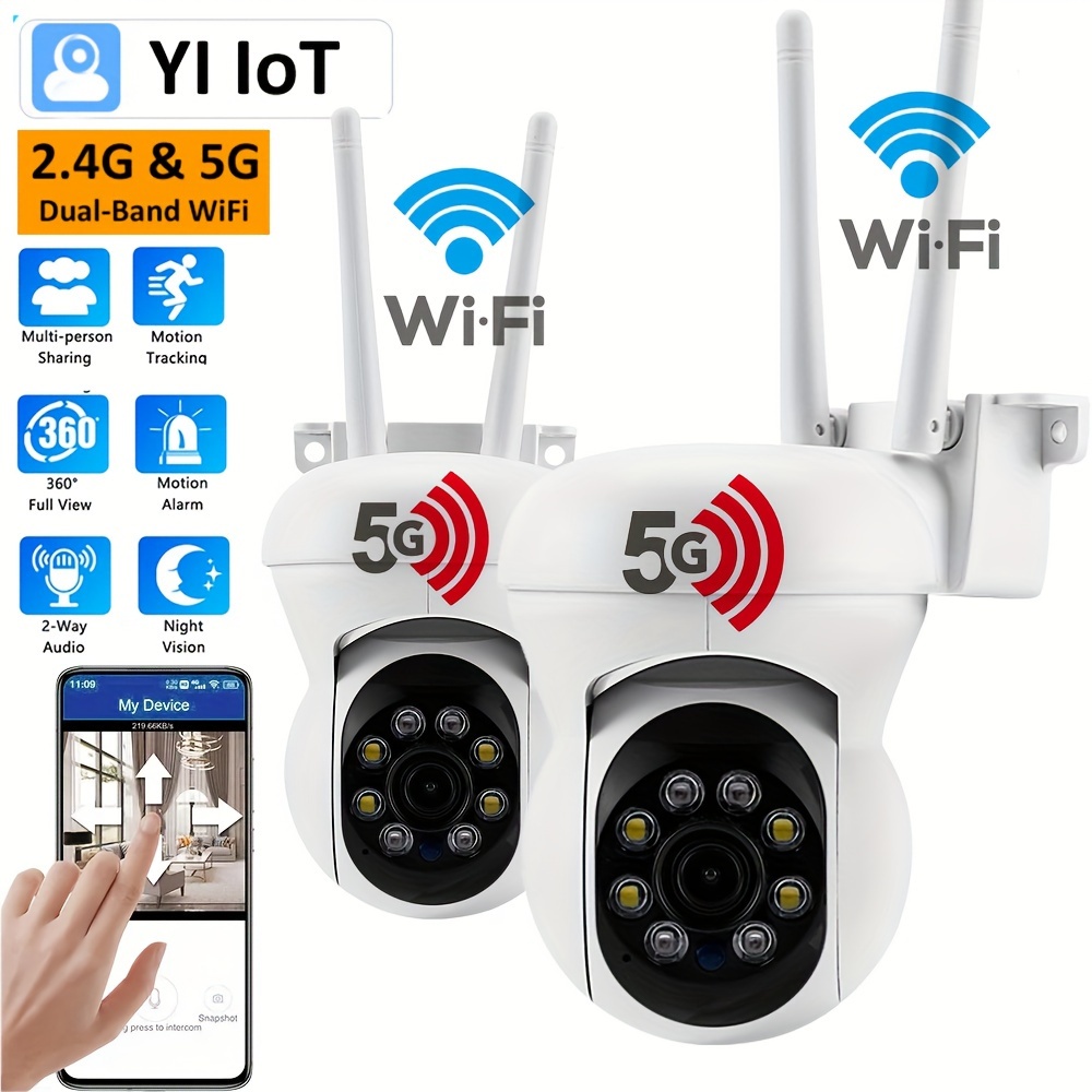 YI Cámara Vigilancia, Bebe Camara IP Wifi 1080p Sistema de Seguridad de  Full HD, Detección de