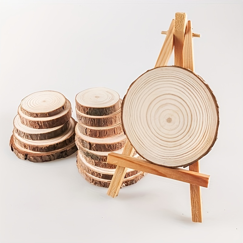 Unfinished Natural Wood Slices 3-20cm Thick Craft Wood kit Circles