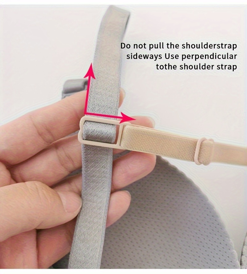 Solid Bra Strap Clips Invisible Non slip Bra Straps Belt - Temu