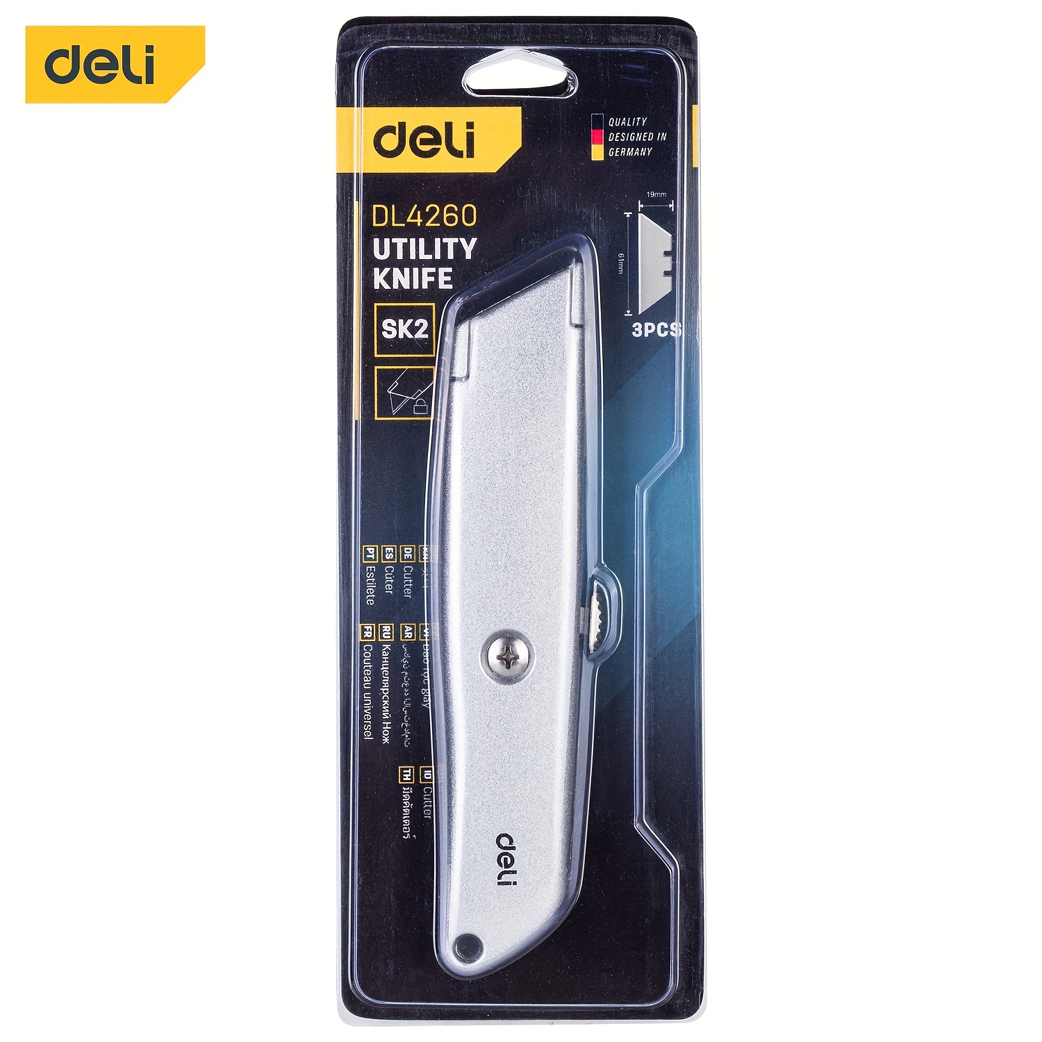 Utility Knife Box Cutter Retractable Self Loading With Heavy - Temu