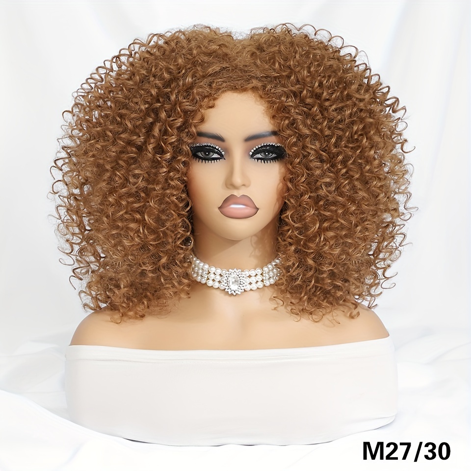 14 Inch Korte Afro Kinky Krullende Pruiken Voor Vrouwen - Temu Netherlands