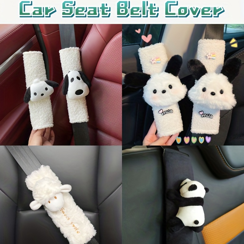 Comprar Accesorios para coche Panda funda para cinturón de seguridad de  coche suave Protector de hombro para niños