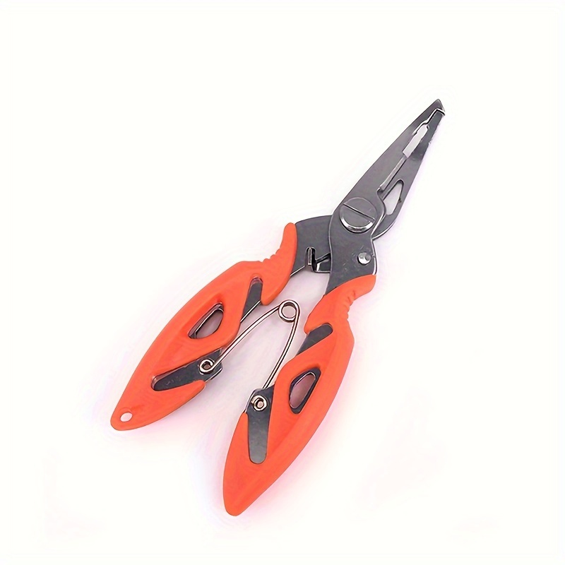 Solid Color Multifunctional Curved Head Fishing Plier - Temu Canada