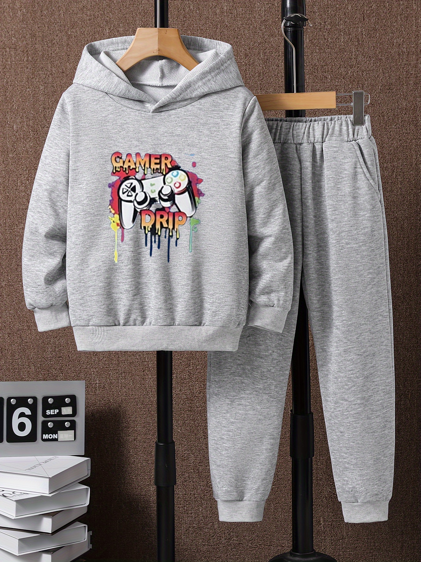 Conjunto Ropa Bebé Manga Larga Estampado gamer Drip - Temu Mexico