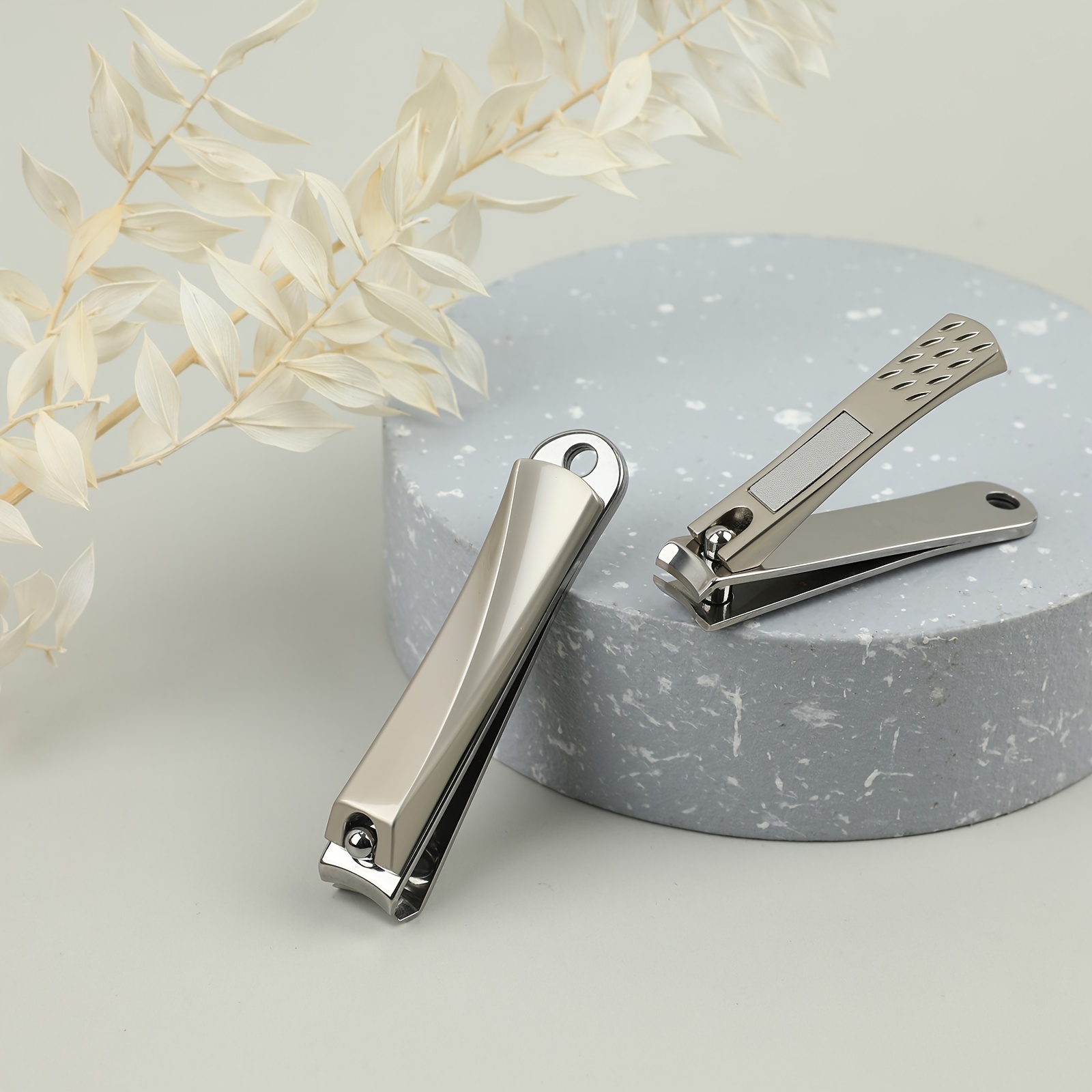 Durable Stainless Steel Nail Clippers With Catcher For Thick Nails - Sharp  And Easy To Use For Men And Women - Temu