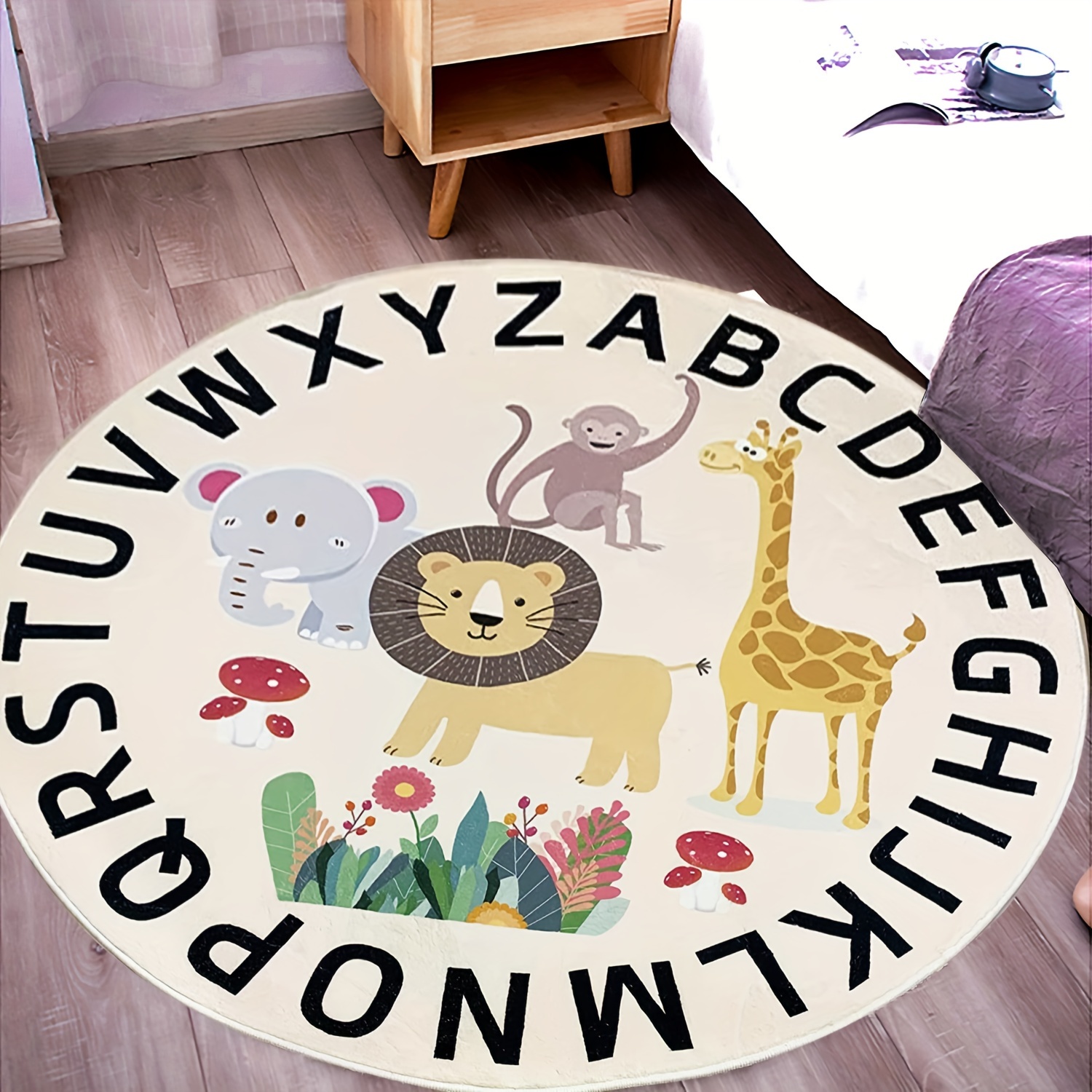 Alphanumeric Print Area Rug Children's Early Education - Temu Portugal