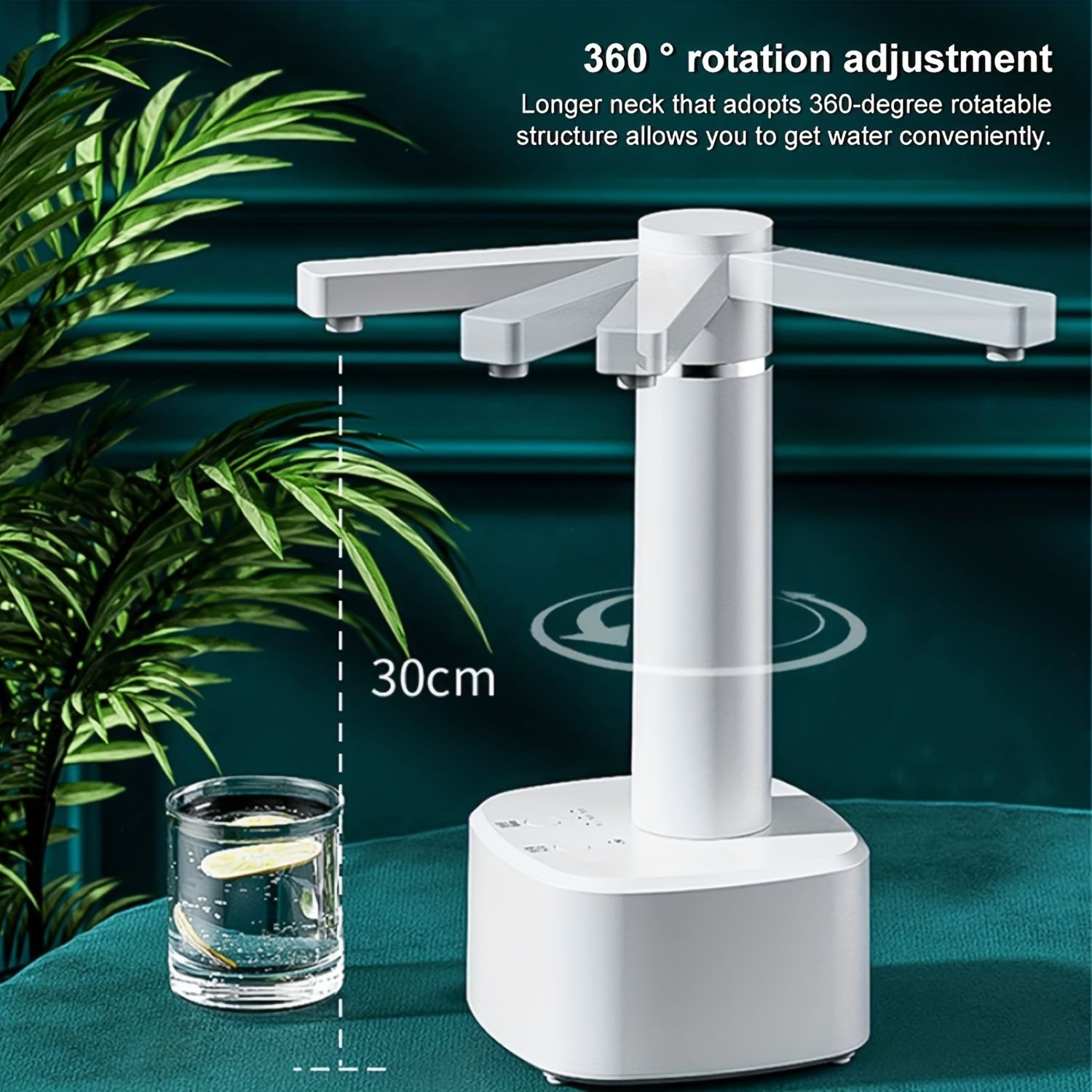 1pc Desktop Water Dispenser Portable Electric Water Bottle Pump For 5 Gallon Universal Bottles USB Charging Automatic Drinking Water Dispenser Water Jug Pump For Home Office Outdoor Small Appliance details 5