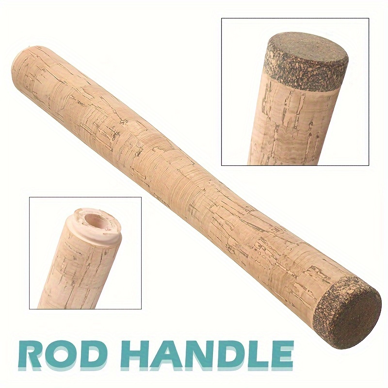 1pc Wooden Fishing Rod Handle, Fishing Pole Cork Grip, Fishing Accessories