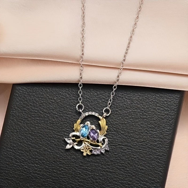 exquisite creative couple pendant necklace fashion elegant men women necklace wedding engagement for men women jewelry accessories valentines day gift thanksgiving christmas birthday gift 5