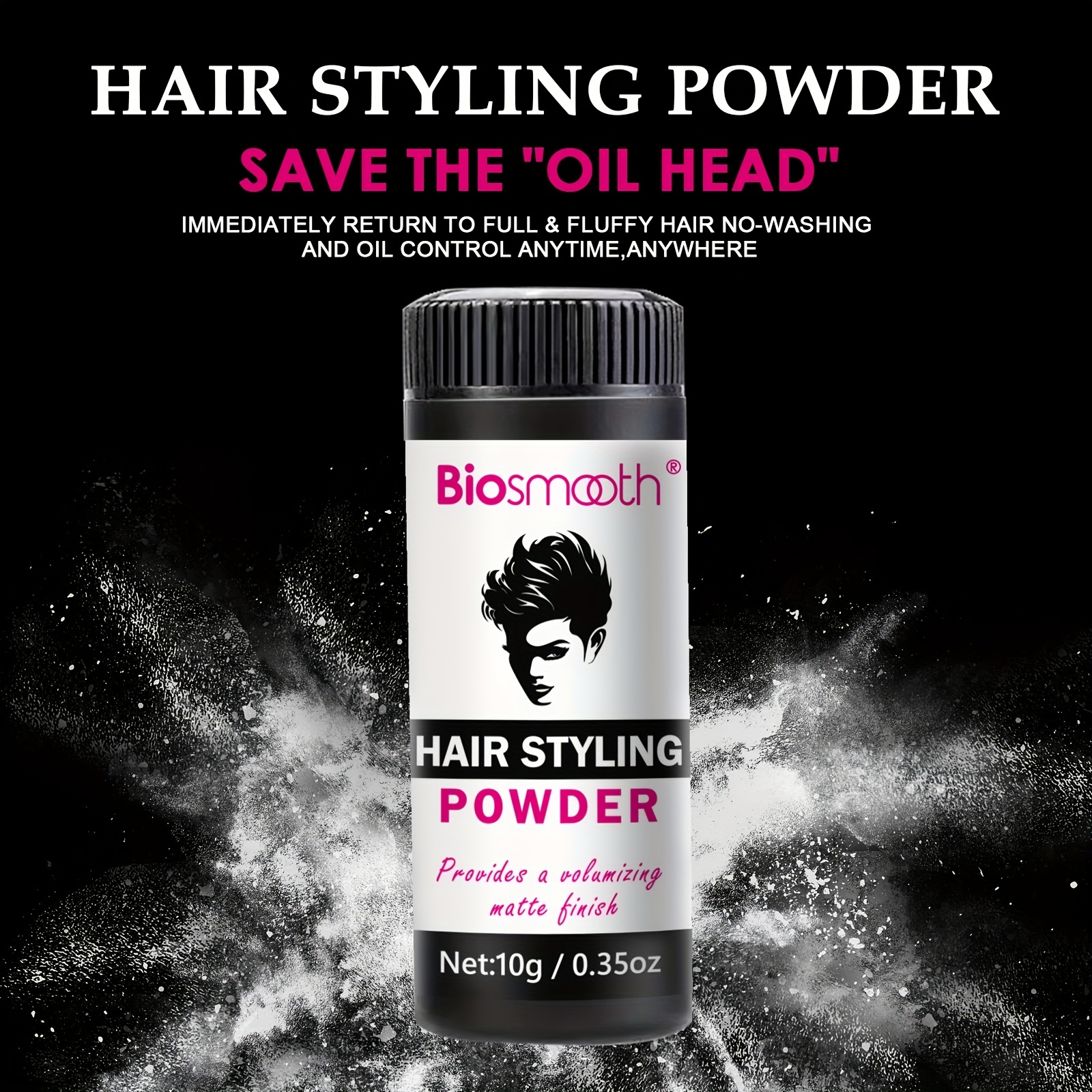 OF Grooming Hair Styling Powder, Volumizing Effect, Easy Control, Matte  Finish, Paraben Free