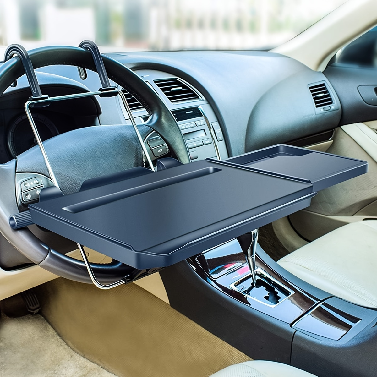 TUABUR Auto-Rückenlehnentasche Auto-Rücksitz-Tablett, faltbar, Auto-Rücksitz-Tisch,  Schreibtisch