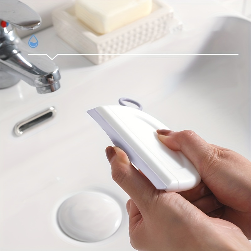 Mini Glass Wiper for Bathroom Mirror and Windows Scrubber