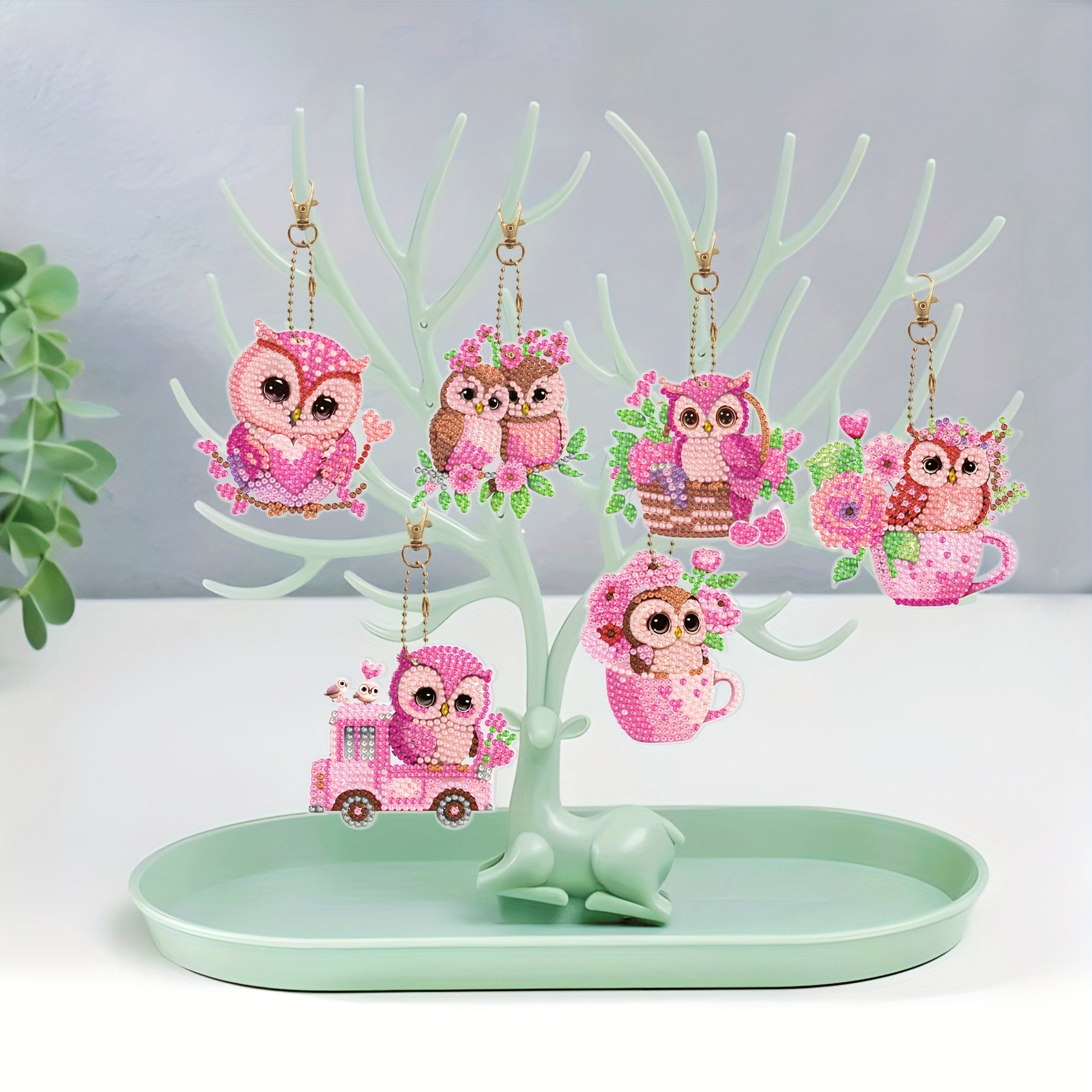 Simple Creative Cute Ins Owl Diamond Painting Diy Handmade - Temu