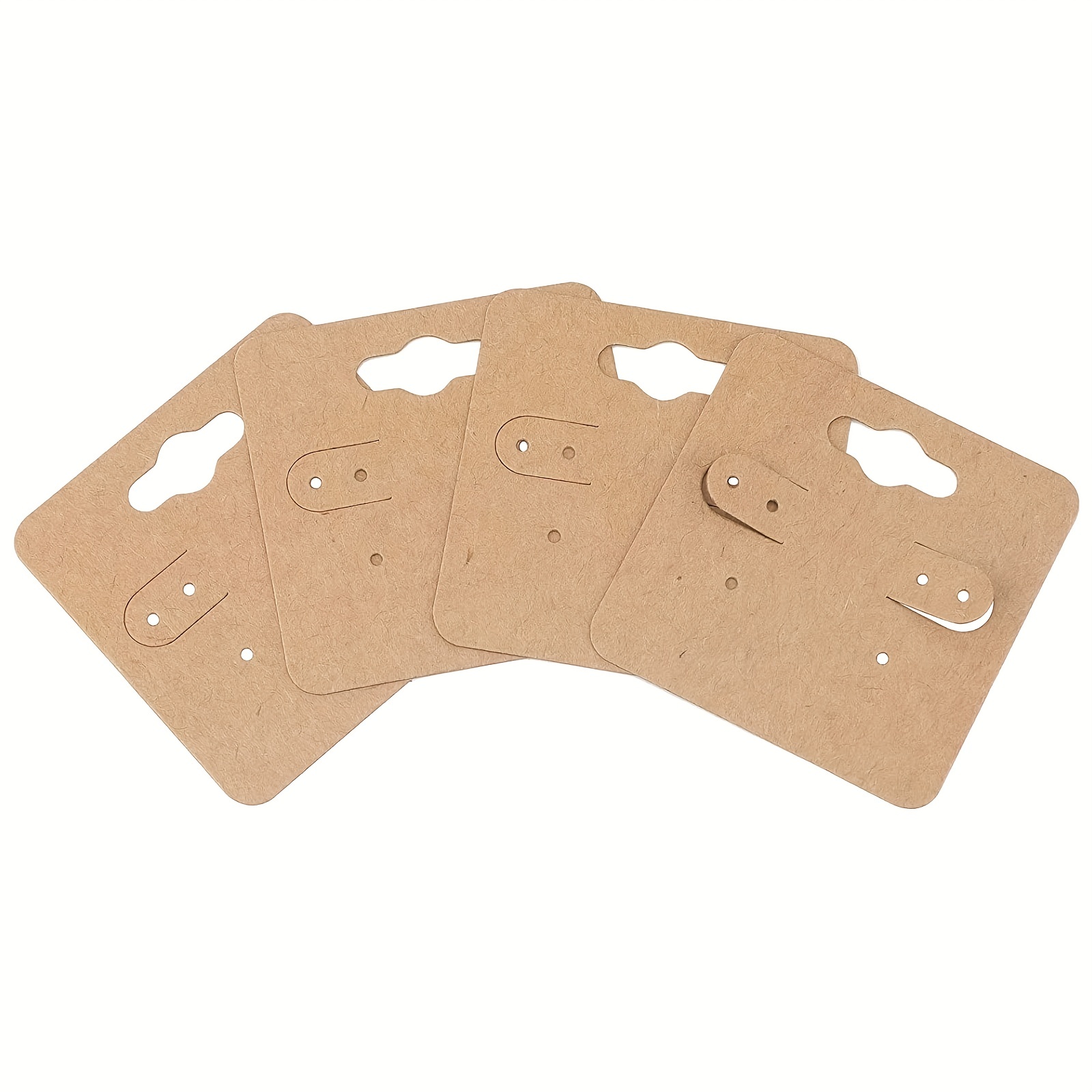 Earring Display Cards With 6 Holes Blank Paper Earring - Temu