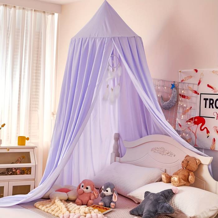 1pc Kid Mosquito Net Princess Decor Canopy For Kids Bed Soft - Temu