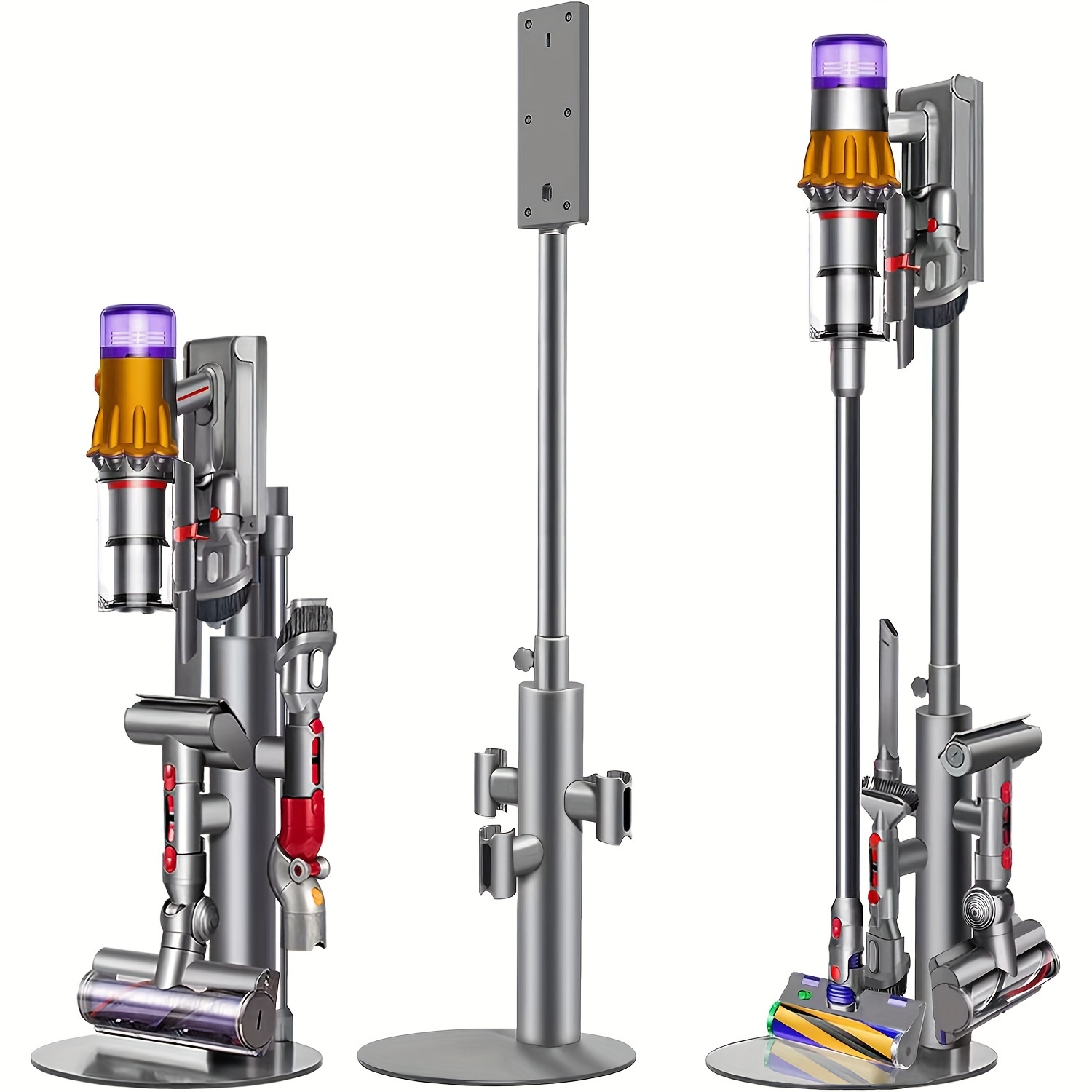 Vacuum Stand Dyson V15 V12 V10 V8 V7 V6, Vacuum Cleaner Stand for  Dreametech T10 T20 T30, Puppy T10, Stand Holder Compatible with Dyson  Cordless Vacuum Cleaners, Vacuum Accessories Storage Bracket 