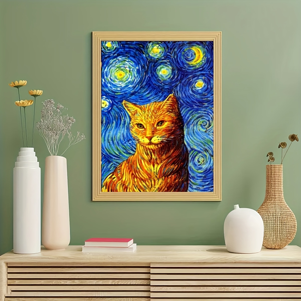 Starry Night Cats Diamond Painting 