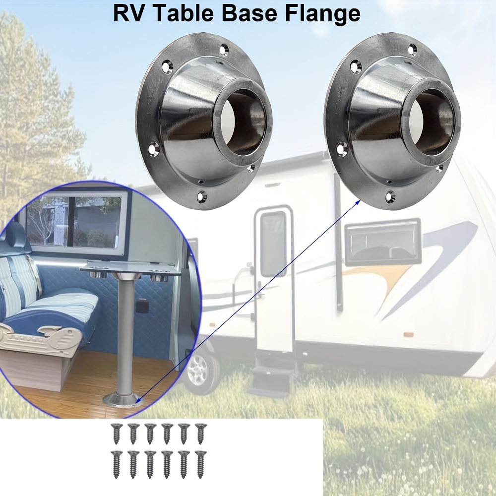 Removable table leg bracket, Rv Accessory, Aluminum Alloy Rotatable Support.