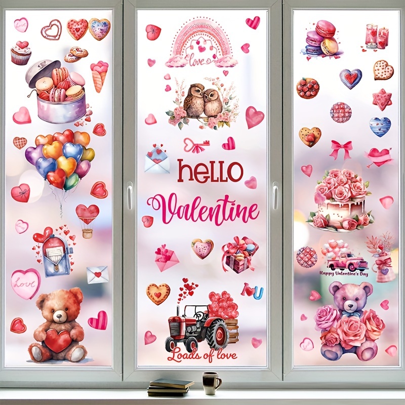 Window Cling Valentines {Free Printable!} - Everyday Best