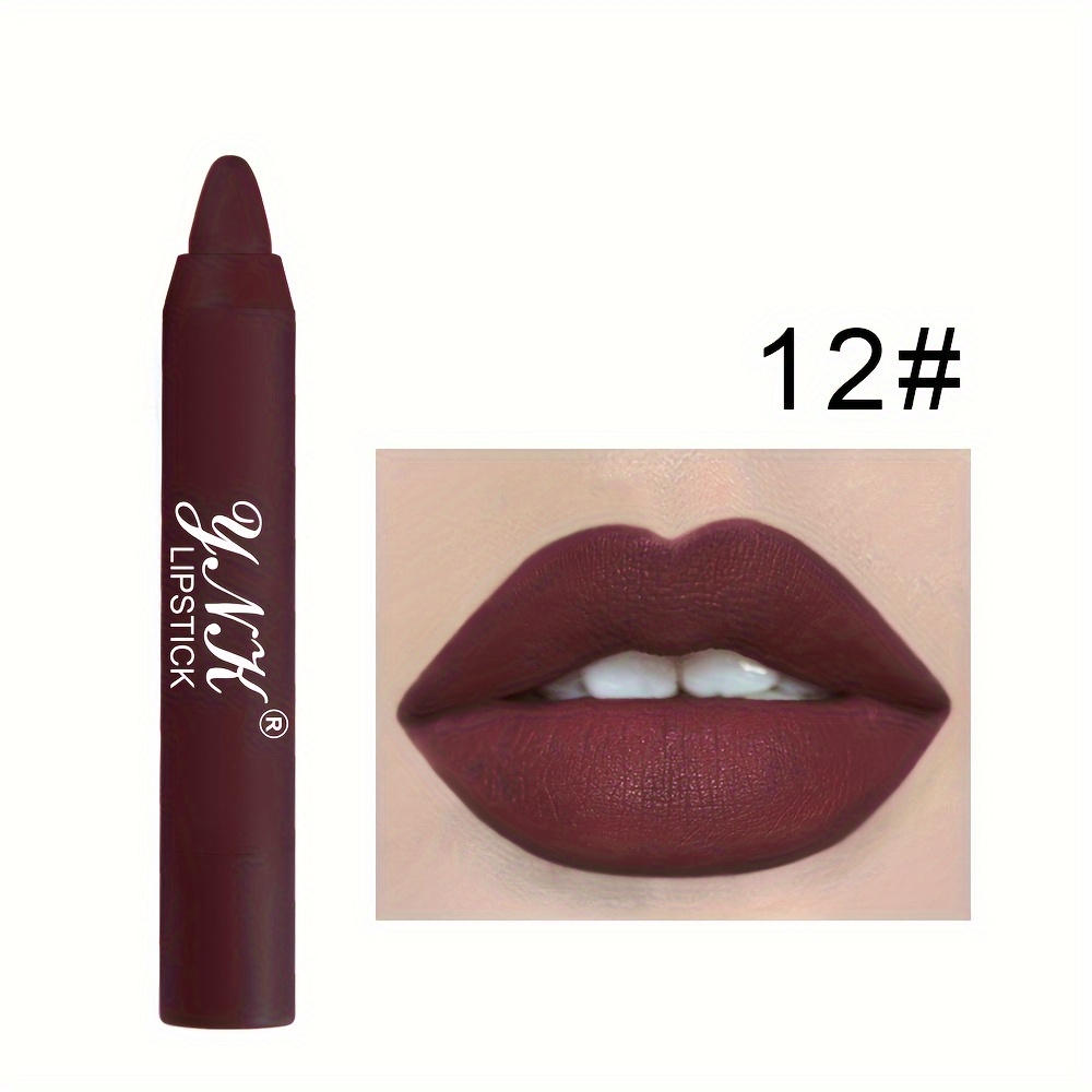 12 Colors Lipstick Make Up Lasting Sexy Lipstick Matte Color Cosmetics Lip  Gloss