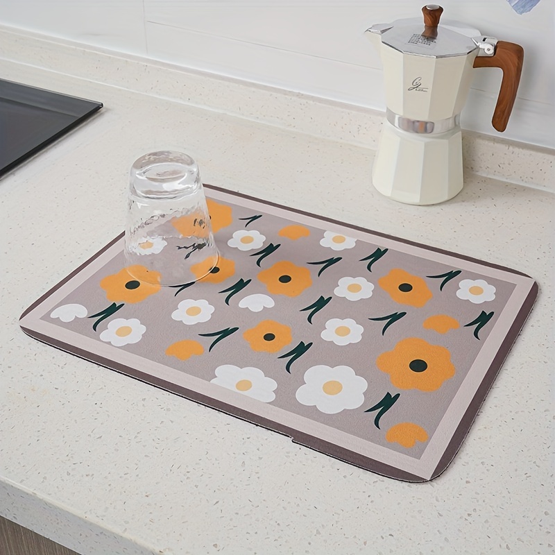 Water Control Mat Desktop Coasters Countertop Absorbent Mat