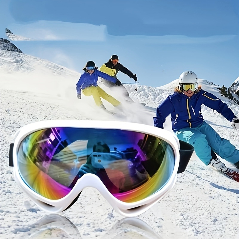 1 Gafas Esquí Hombres Mujeres, Prueba Viento, Prueba Nieve, Protección Uv, Gafas  Snowboard Antivaho Exteriores - Deporte Aire Libre - Temu