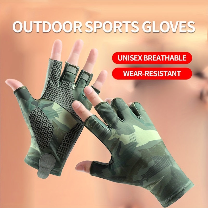 Waterproof Anti Slip Durable Outdoor Sports Gloves Fishing - Temu