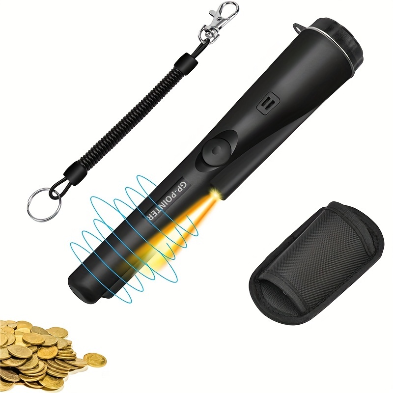 1pc Metal Detector Pinpointer, Waterproof Handheld Pin Pointer Wand With  Belt Holster, 360 Degree Professional Accuracy Treasure Unearthing Tool With