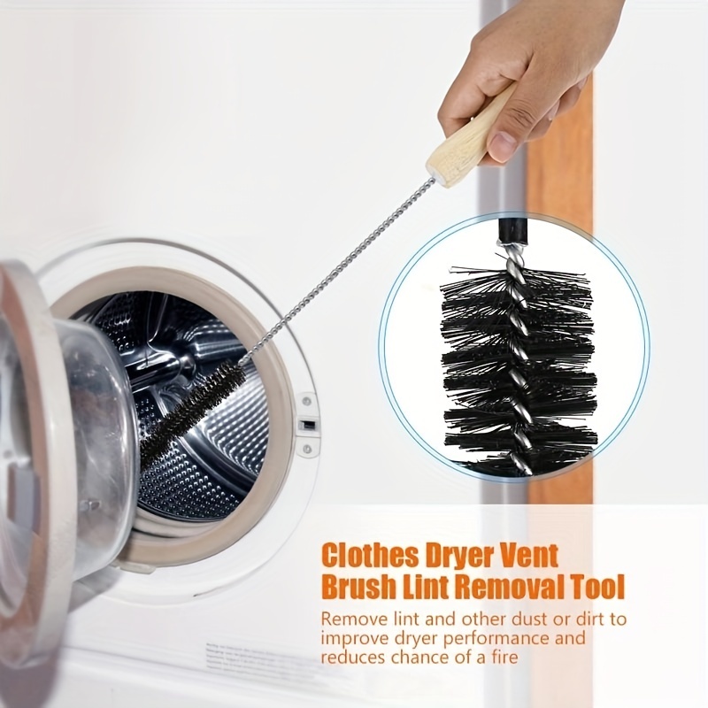 Clothes Dryer Lint Vent Trap Cleaner Brush, Washing Machine Dryer