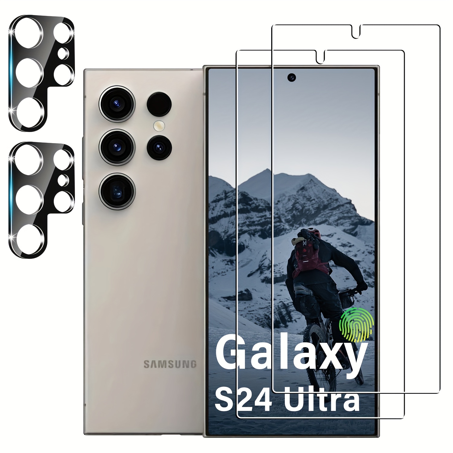Funda de vidrio templado 4 en 1 para Samsung Galaxy S24 Ultra, Protector de  pantalla de cámara, vidrio de protección, Samung S24Ultra S 24 Plus 24 Ultra  - AliExpress