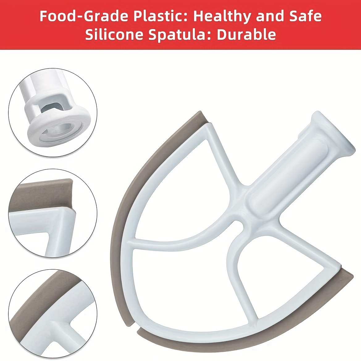  5 QT Food Grade Plastic Mixer Bowl Compatible with