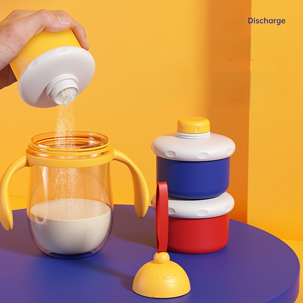 Contenedor Leche En Polvo Bebés 4 Capas: Dispensador Fórmula - Temu