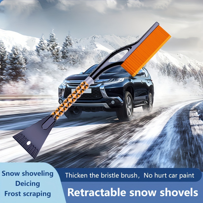 Car Snow Shovel Removable Snow Shovel Snow Sweeping Brush - Temu