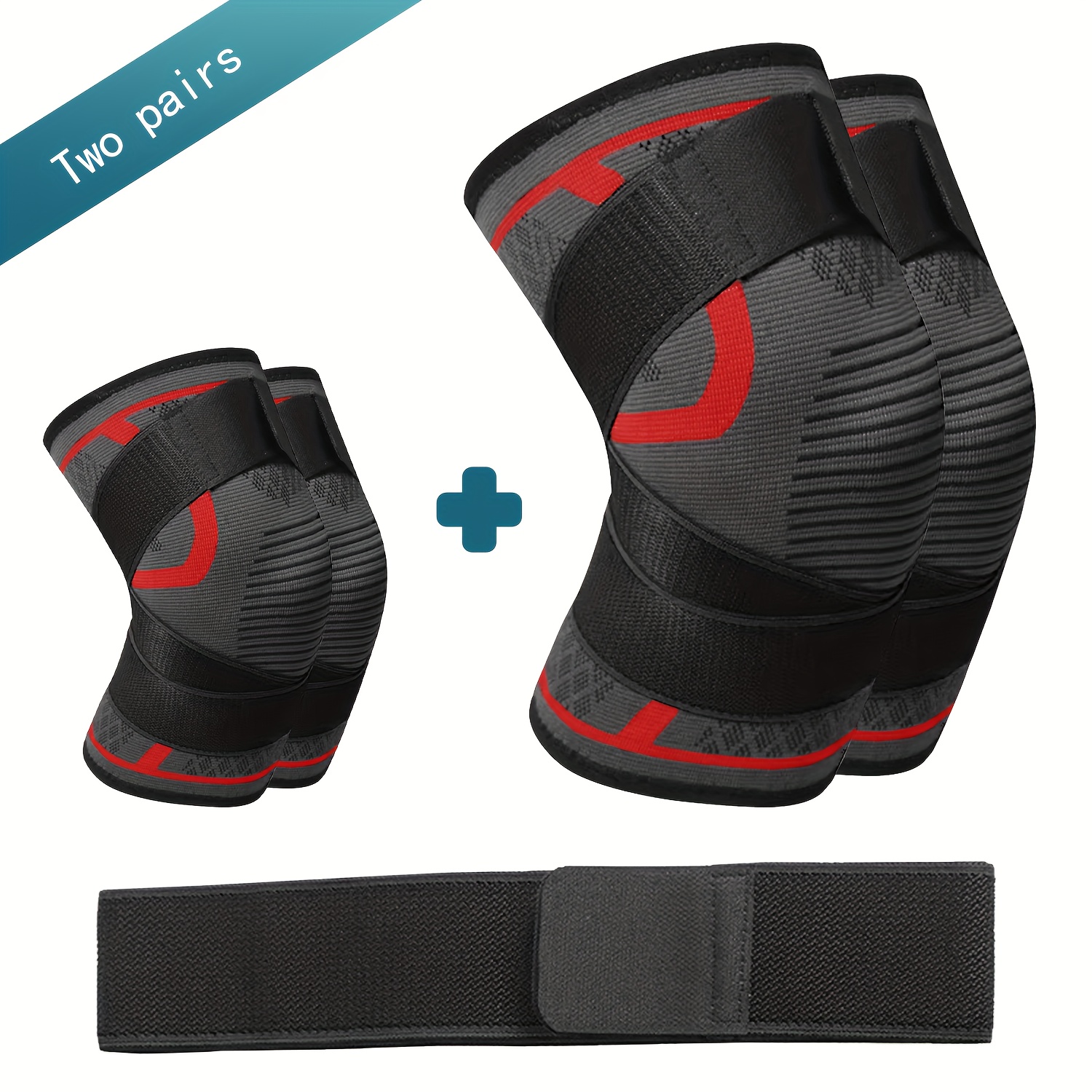 Compression Knee Sleeve Brace Adjustable Breathable Knee - Temu Canada