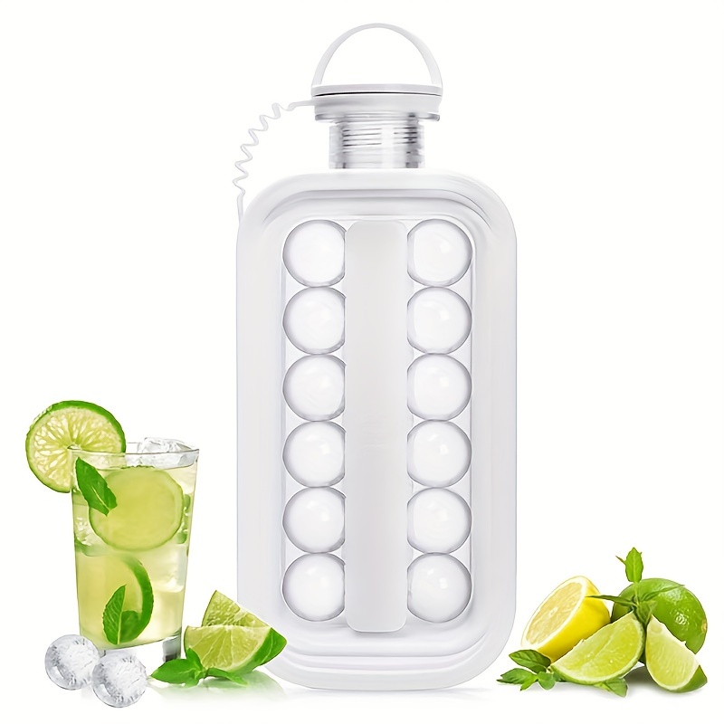 Ice Sphere Pot 2 in 1 Ice Grid Mold Ice Making Water Bottle - Temu