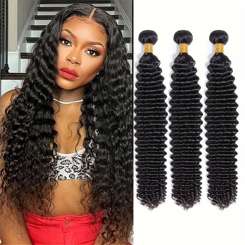 Water Wave Bulk Human Hair Braiding 100% Unprocessed - Temu