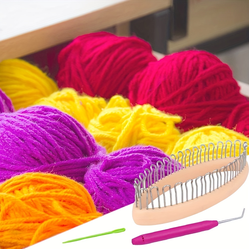 Métier à Tricoter Ensemble Bricolage Machine Réglable Crochet Métier à  Tisser Outils De Couture Trousse à Outils Pour Chaussettes , Style A 