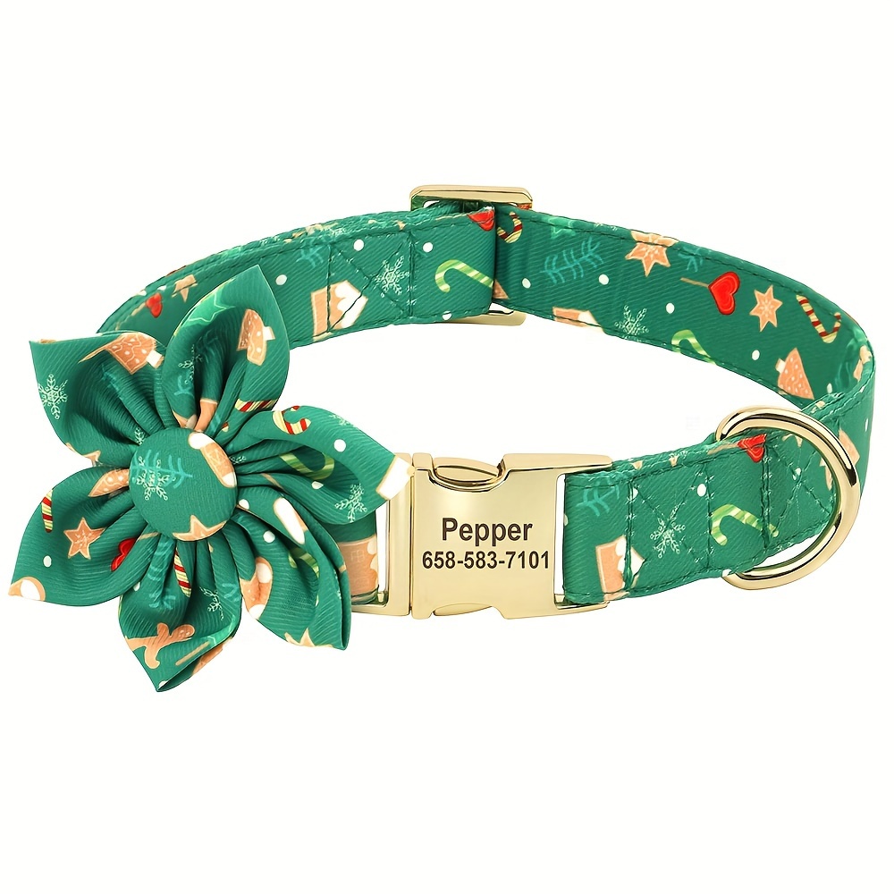 Sage Green Dog Flower Collar, Personalized Accessories, Custom Owners Gift,  Wedding Collar With Name Id Tag - Yahoo Shopping