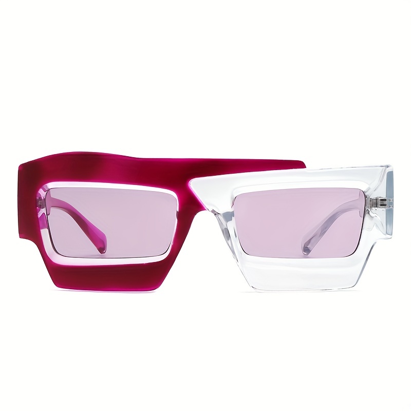 Y2K Irregular Frame Sunglasses Block Glasses UV400