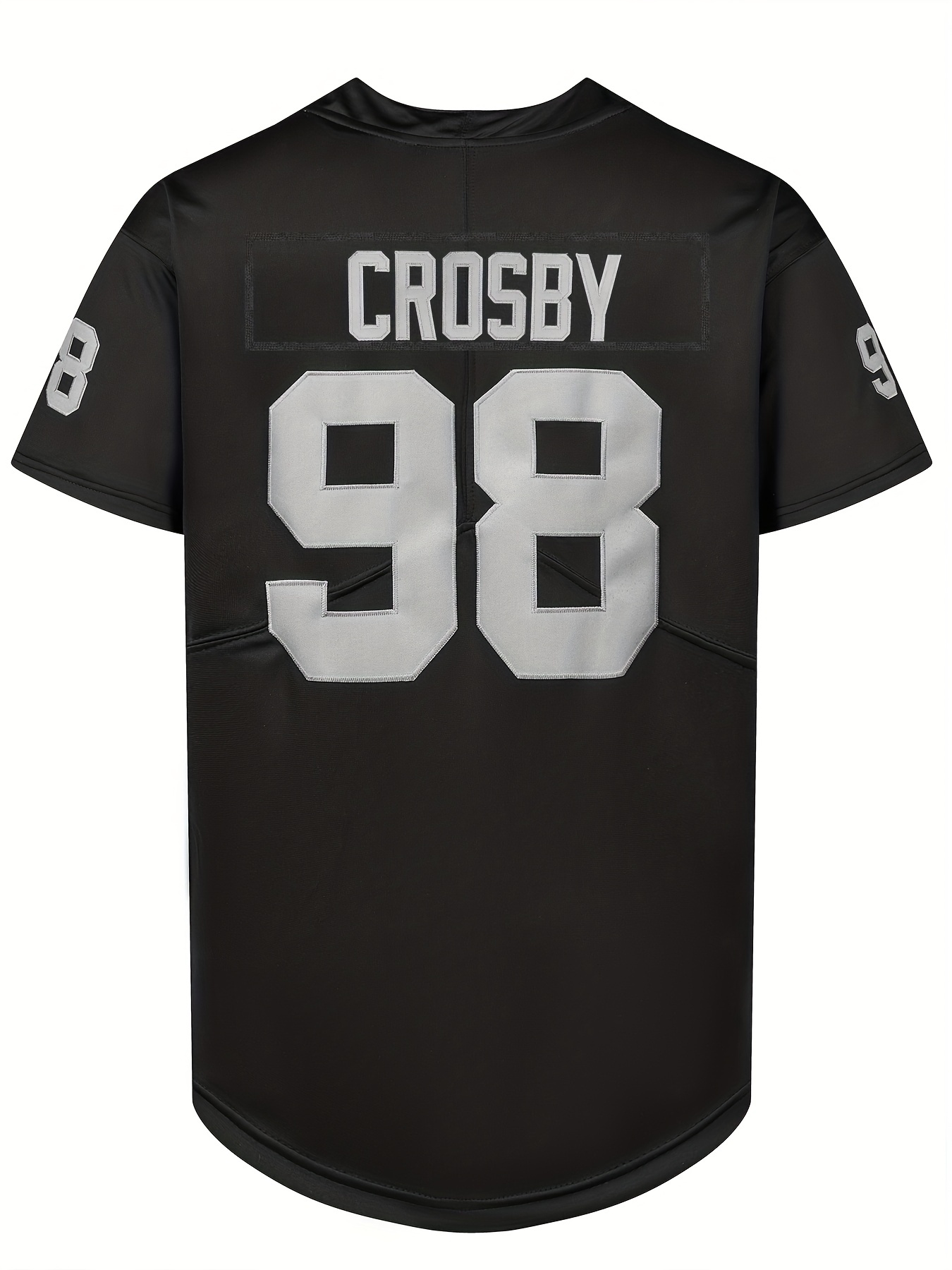 Plus Size Football Star Embroidered Jersey, Heavyweight Game Role