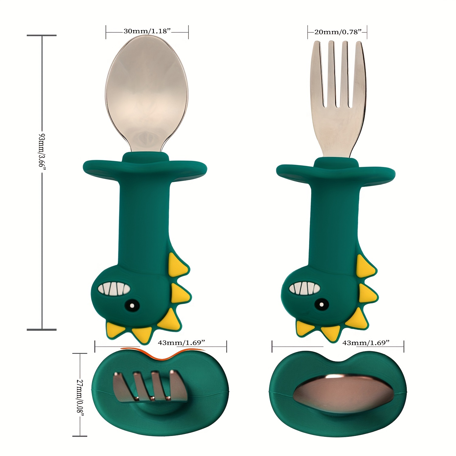 Dinosaurs Children Silverware Set