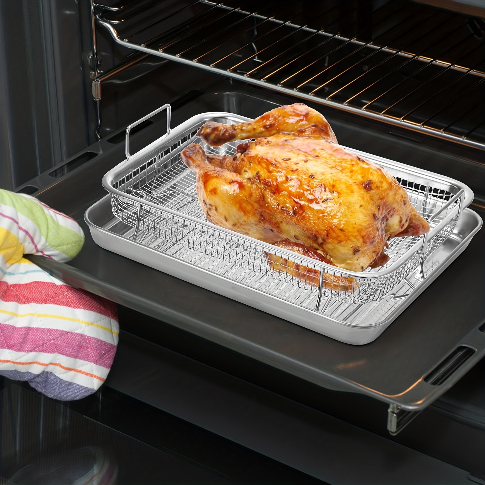Oven Grill Pan With Rack