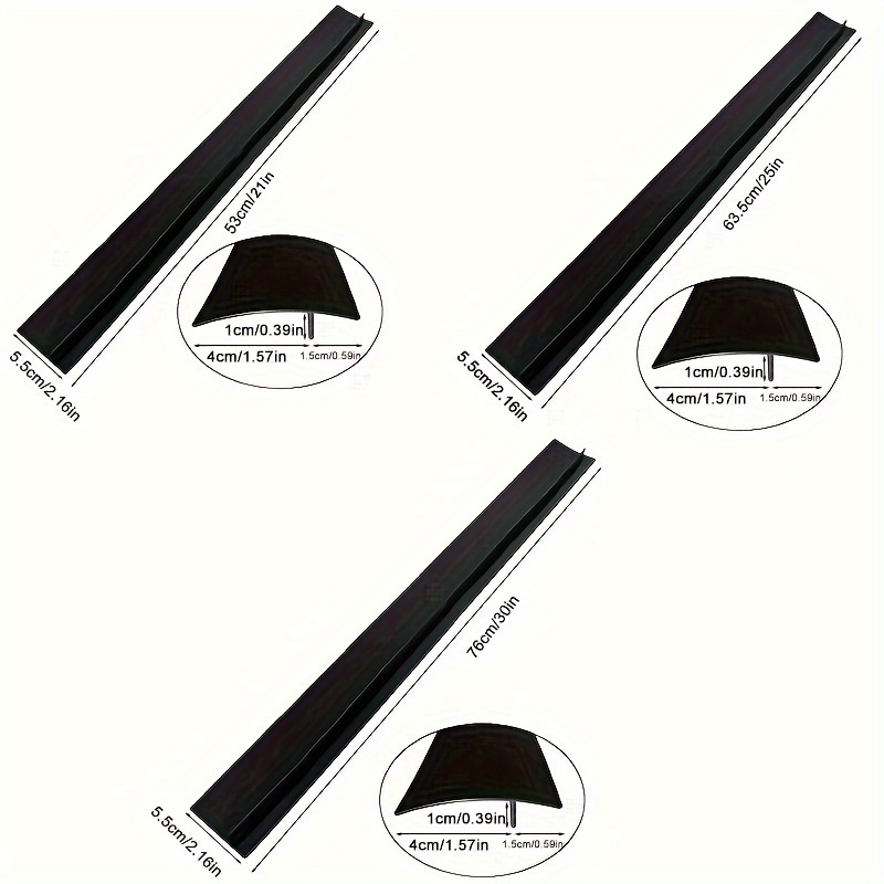 Baoye Kitchen Silicone Stove Cover, Heat Resistant Oven Gap Filler Seal  Between Stove And Counter, 5 Pieces, Black, White