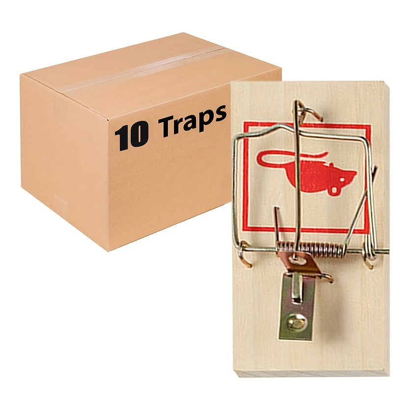 Mouse Trap Trigger Type Rat Trap With Paper Box Packaged For - Temu