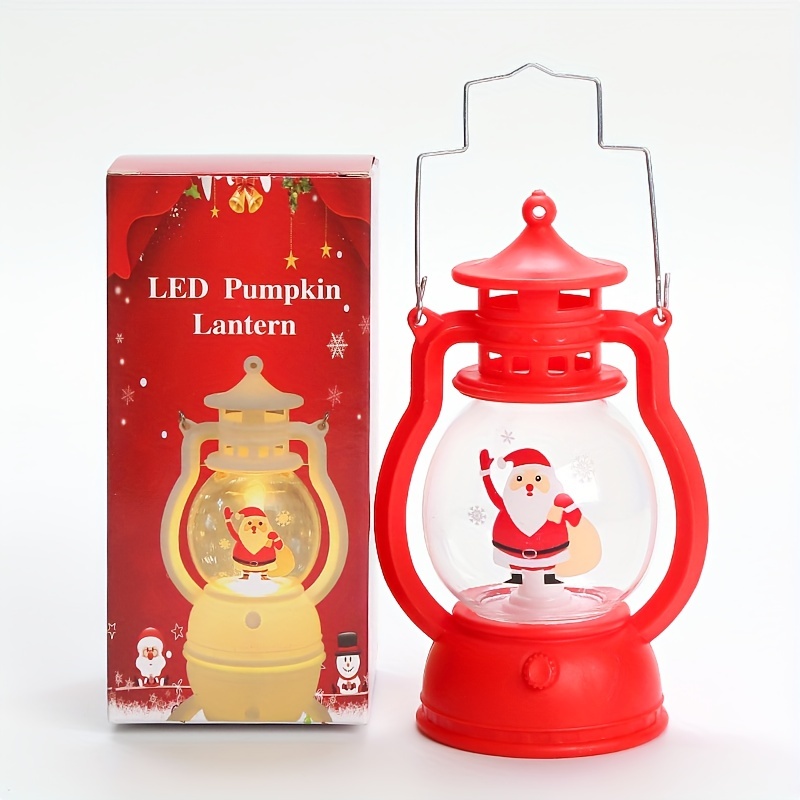 1pc Luci Natale Lampada Portatile Natale Lanterna Appesa Led - Temu Italy