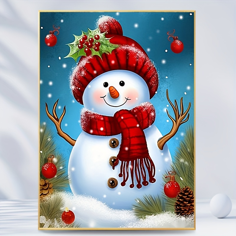 Christmas Diamond Painting Kits Large, Christmas Gift Sets For Adults, 2023  Home Decor, Cute Snowman