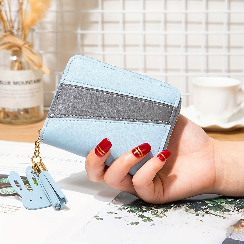 Women Simple Short Leather Wallet Card Holder Mini Purse Lady Lovely Purse  Clutch Women Wallets Small Bag PU Leather Card Holder