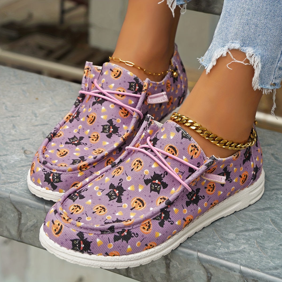 Cat print shoes store womens